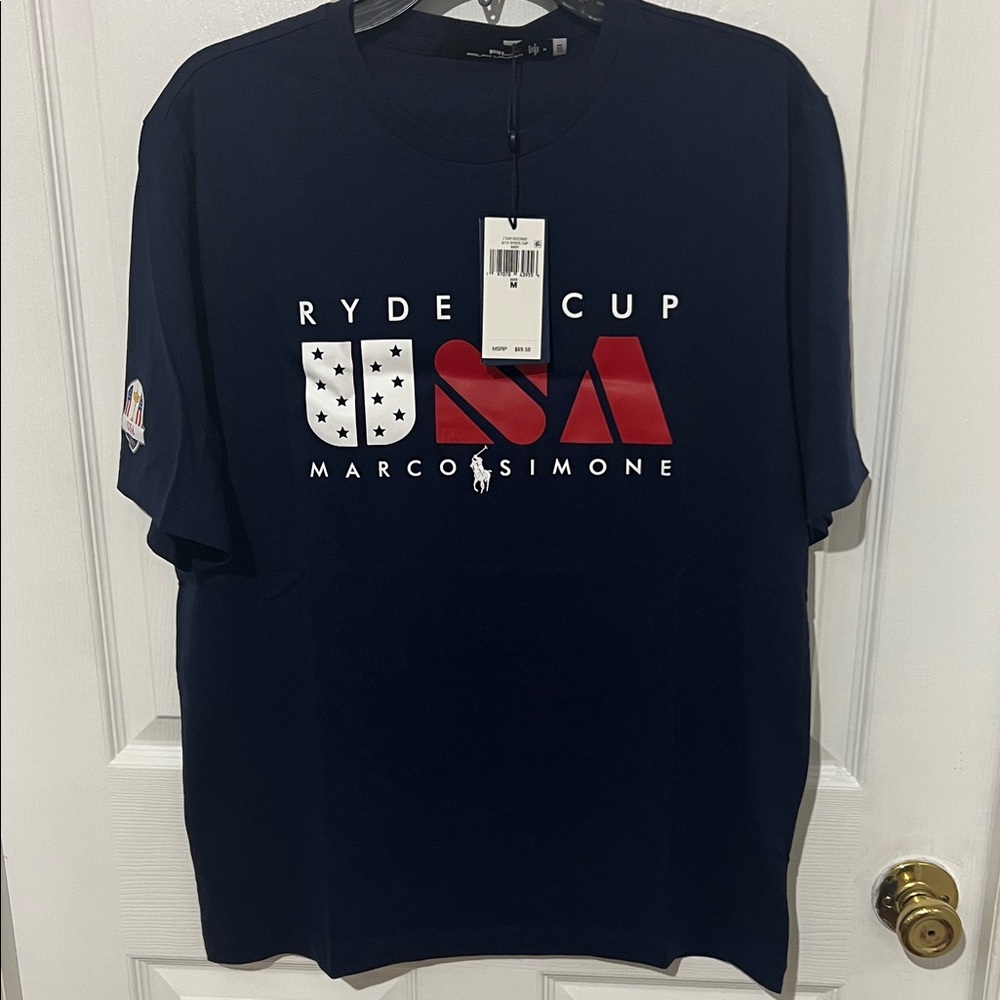 Ralph Lauren RLX USA Navy Graphic Tee - Ryder Cup
